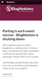 Mobile Screenshot of hospitality.blognotions.com