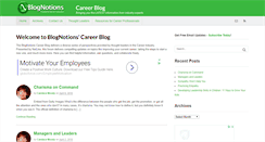 Desktop Screenshot of career.blognotions.com
