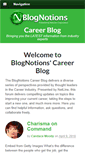 Mobile Screenshot of career.blognotions.com
